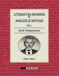 coperta carte literatura romana in analize si sinteze, 2 volume de emil alexandrescu 